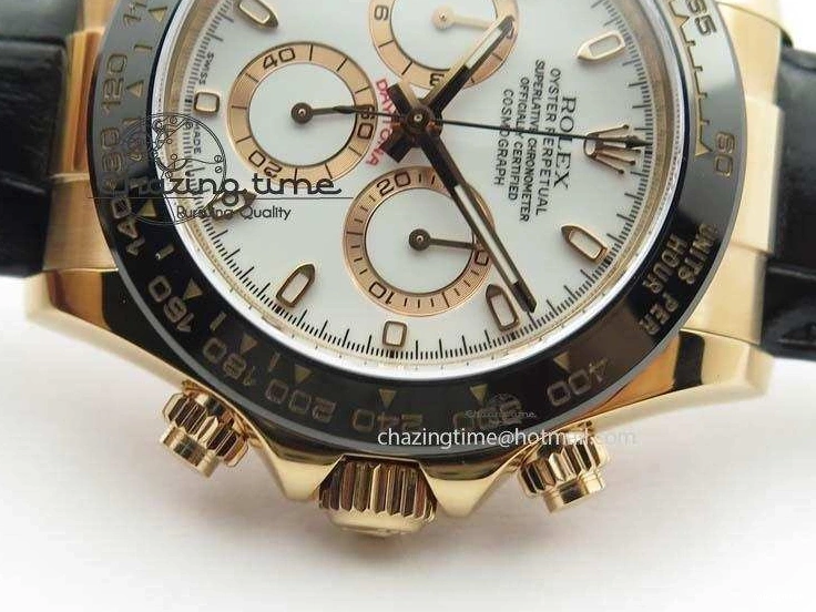 Black 116515 Edition Noob Strap On Best 1:1 Dial Leather A7750 White Daytona 0323